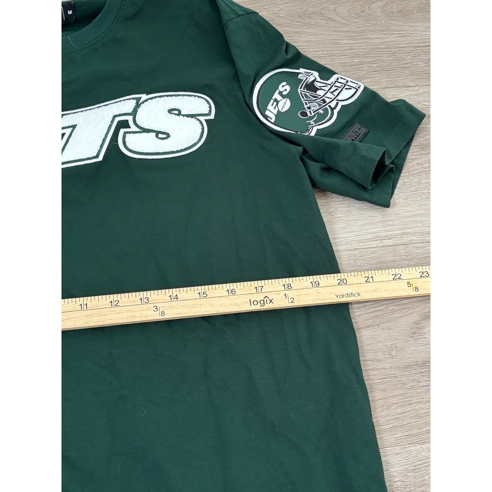 Pro Standard New York Jets T-Shirt Mens M Forest Green NFL Chenille FNJ140479 - Picture 7 of 8